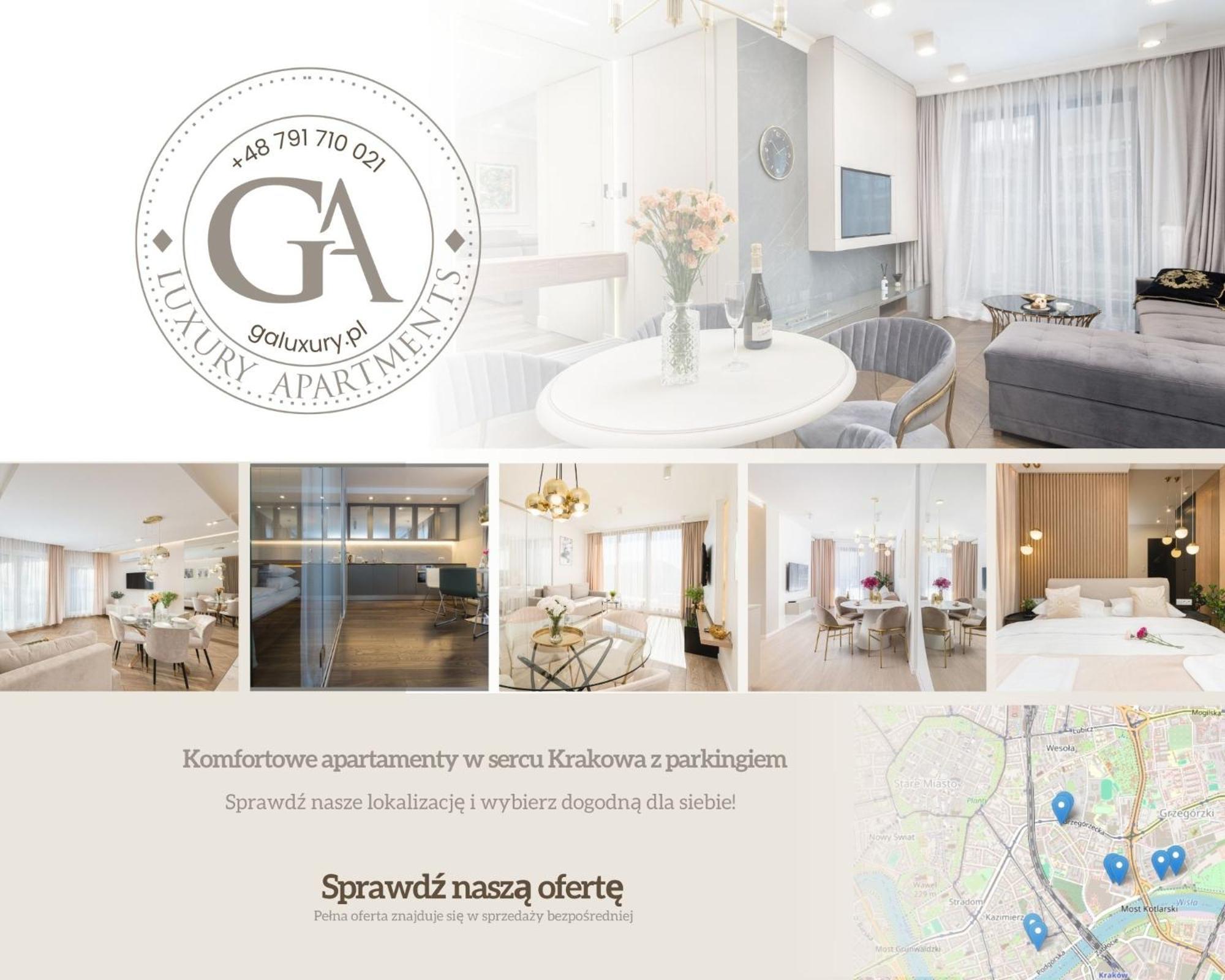 Ga Luxury Apartments W19 Kraków Exteriör bild